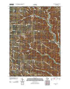 Avalanche Wisconsin Historical topographic map, 1:24000 scale, 7.5 X 7.5 Minute, Year 2010