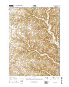 Avalanche Wisconsin Current topographic map, 1:24000 scale, 7.5 X 7.5 Minute, Year 2016
