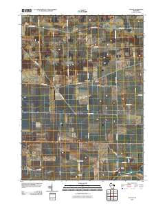 Avalon Wisconsin Historical topographic map, 1:24000 scale, 7.5 X 7.5 Minute, Year 2010