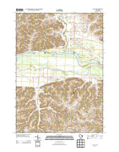 Avoca Wisconsin Historical topographic map, 1:24000 scale, 7.5 X 7.5 Minute, Year 2013