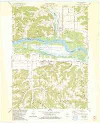 Avoca Wisconsin Historical topographic map, 1:24000 scale, 7.5 X 7.5 Minute, Year 1983