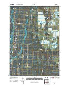 Babcock Wisconsin Historical topographic map, 1:24000 scale, 7.5 X 7.5 Minute, Year 2010