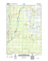 Babcock Wisconsin Historical topographic map, 1:24000 scale, 7.5 X 7.5 Minute, Year 2013