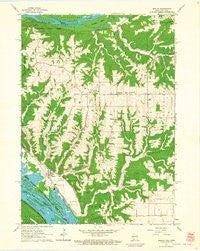 Bagley Wisconsin Historical topographic map, 1:24000 scale, 7.5 X 7.5 Minute, Year 1962