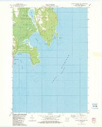 Baileys Harbor East Wisconsin Historical topographic map, 1:24000 scale, 7.5 X 7.5 Minute, Year 1982