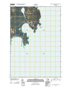 Baileys Harbor East Wisconsin Historical topographic map, 1:24000 scale, 7.5 X 7.5 Minute, Year 2010