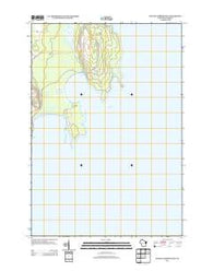 Baileys Harbor East Wisconsin Historical topographic map, 1:24000 scale, 7.5 X 7.5 Minute, Year 2013