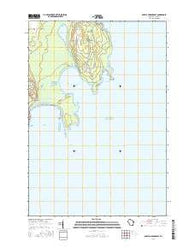 Baileys Harbor East Wisconsin Current topographic map, 1:24000 scale, 7.5 X 7.5 Minute, Year 2016