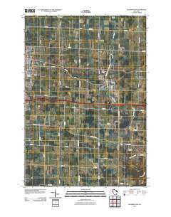 Baldwin East Wisconsin Historical topographic map, 1:24000 scale, 7.5 X 7.5 Minute, Year 2010
