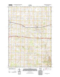 Baldwin East Wisconsin Historical topographic map, 1:24000 scale, 7.5 X 7.5 Minute, Year 2013