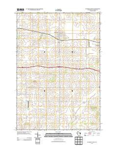 Baldwin West Wisconsin Historical topographic map, 1:24000 scale, 7.5 X 7.5 Minute, Year 2013