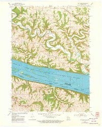 Balltown Iowa Historical topographic map, 1:24000 scale, 7.5 X 7.5 Minute, Year 1955