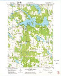 Balsam Lake Wisconsin Historical topographic map, 1:24000 scale, 7.5 X 7.5 Minute, Year 1978