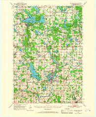 Balsam Lake Wisconsin Historical topographic map, 1:62500 scale, 15 X 15 Minute, Year 1950