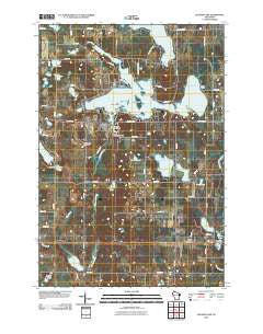 Balsam Lake Wisconsin Historical topographic map, 1:24000 scale, 7.5 X 7.5 Minute, Year 2010