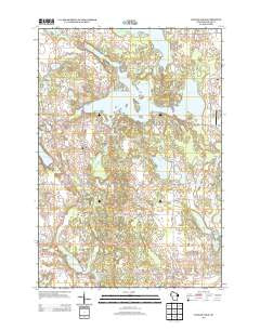Balsam Lake Wisconsin Historical topographic map, 1:24000 scale, 7.5 X 7.5 Minute, Year 2013