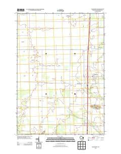 Bancroft Wisconsin Historical topographic map, 1:24000 scale, 7.5 X 7.5 Minute, Year 2013