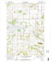 Bancroft Wisconsin Historical topographic map, 1:24000 scale, 7.5 X 7.5 Minute, Year 1970