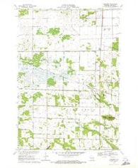 Bancroft Wisconsin Historical topographic map, 1:24000 scale, 7.5 X 7.5 Minute, Year 1970