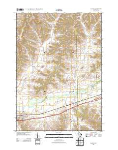 Bangor Wisconsin Historical topographic map, 1:24000 scale, 7.5 X 7.5 Minute, Year 2013