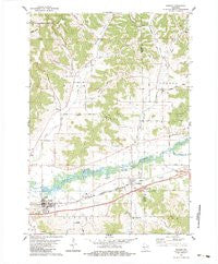 Bangor Wisconsin Historical topographic map, 1:24000 scale, 7.5 X 7.5 Minute, Year 1983