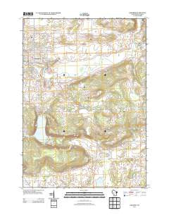 Baraboo Wisconsin Historical topographic map, 1:24000 scale, 7.5 X 7.5 Minute, Year 2013