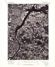 Baraboo SW Wisconsin Historical topographic map, 1:24000 scale, 7.5 X 7.5 Minute, Year 1974