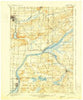Baraboo Wisconsin Historical topographic map, 1:62500 scale, 15 X 15 Minute, Year 1895