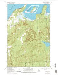 Bark Bay Wisconsin Historical topographic map, 1:24000 scale, 7.5 X 7.5 Minute, Year 1964