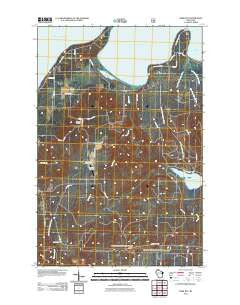 Bark Bay Wisconsin Historical topographic map, 1:24000 scale, 7.5 X 7.5 Minute, Year 2011