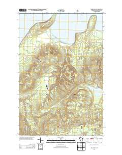 Bark Bay Wisconsin Historical topographic map, 1:24000 scale, 7.5 X 7.5 Minute, Year 2013