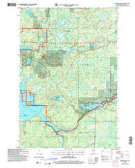 Barker Lake Wisconsin Historical topographic map, 1:24000 scale, 7.5 X 7.5 Minute, Year 2005