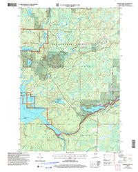 Barker Lake Wisconsin Historical topographic map, 1:24000 scale, 7.5 X 7.5 Minute, Year 2005