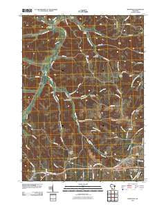 Barneveld Wisconsin Historical topographic map, 1:24000 scale, 7.5 X 7.5 Minute, Year 2010
