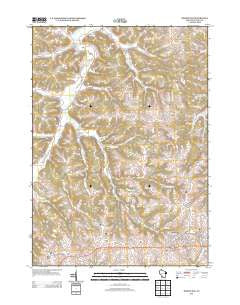 Barneveld Wisconsin Historical topographic map, 1:24000 scale, 7.5 X 7.5 Minute, Year 2013