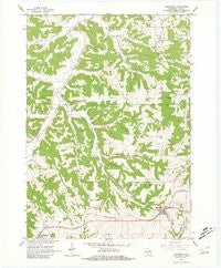Barneveld Wisconsin Historical topographic map, 1:24000 scale, 7.5 X 7.5 Minute, Year 1962