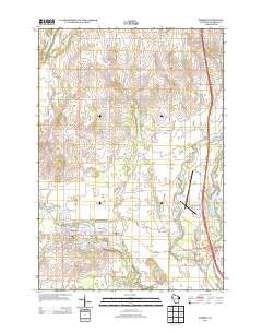 Barron Wisconsin Historical topographic map, 1:24000 scale, 7.5 X 7.5 Minute, Year 2013