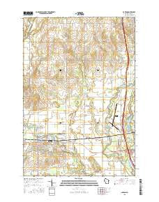 Barron Wisconsin Current topographic map, 1:24000 scale, 7.5 X 7.5 Minute, Year 2015