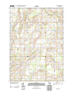 Batavia Wisconsin Historical topographic map, 1:24000 scale, 7.5 X 7.5 Minute, Year 2013