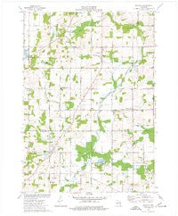 Batavia Wisconsin Historical topographic map, 1:24000 scale, 7.5 X 7.5 Minute, Year 1974