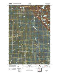 Bavaria Wisconsin Historical topographic map, 1:24000 scale, 7.5 X 7.5 Minute, Year 2010