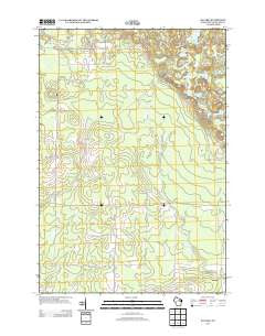 Bavaria Wisconsin Historical topographic map, 1:24000 scale, 7.5 X 7.5 Minute, Year 2013