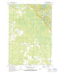 Bavaria Wisconsin Historical topographic map, 1:24000 scale, 7.5 X 7.5 Minute, Year 1973