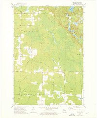 Bavaria Wisconsin Historical topographic map, 1:24000 scale, 7.5 X 7.5 Minute, Year 1973