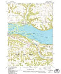 Bay City Wisconsin Historical topographic map, 1:24000 scale, 7.5 X 7.5 Minute, Year 1974