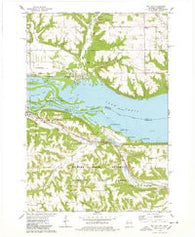 Bay City Wisconsin Historical topographic map, 1:24000 scale, 7.5 X 7.5 Minute, Year 1974