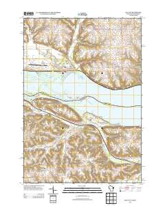 Bay City Wisconsin Historical topographic map, 1:24000 scale, 7.5 X 7.5 Minute, Year 2013