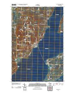 Bayfield Wisconsin Historical topographic map, 1:24000 scale, 7.5 X 7.5 Minute, Year 2010
