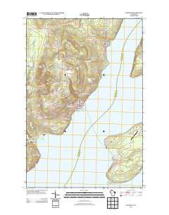 Bayfield Wisconsin Historical topographic map, 1:24000 scale, 7.5 X 7.5 Minute, Year 2013
