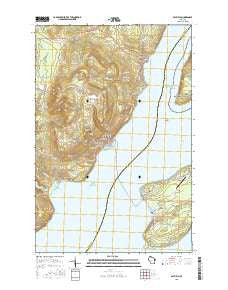 Bayfield Wisconsin Current topographic map, 1:24000 scale, 7.5 X 7.5 Minute, Year 2015